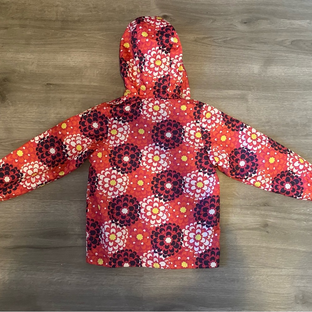 Oshkosh Girls Fleece Lined Rain Jacket - Picture 4 of 4